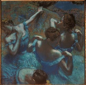 Bailarinas en azul